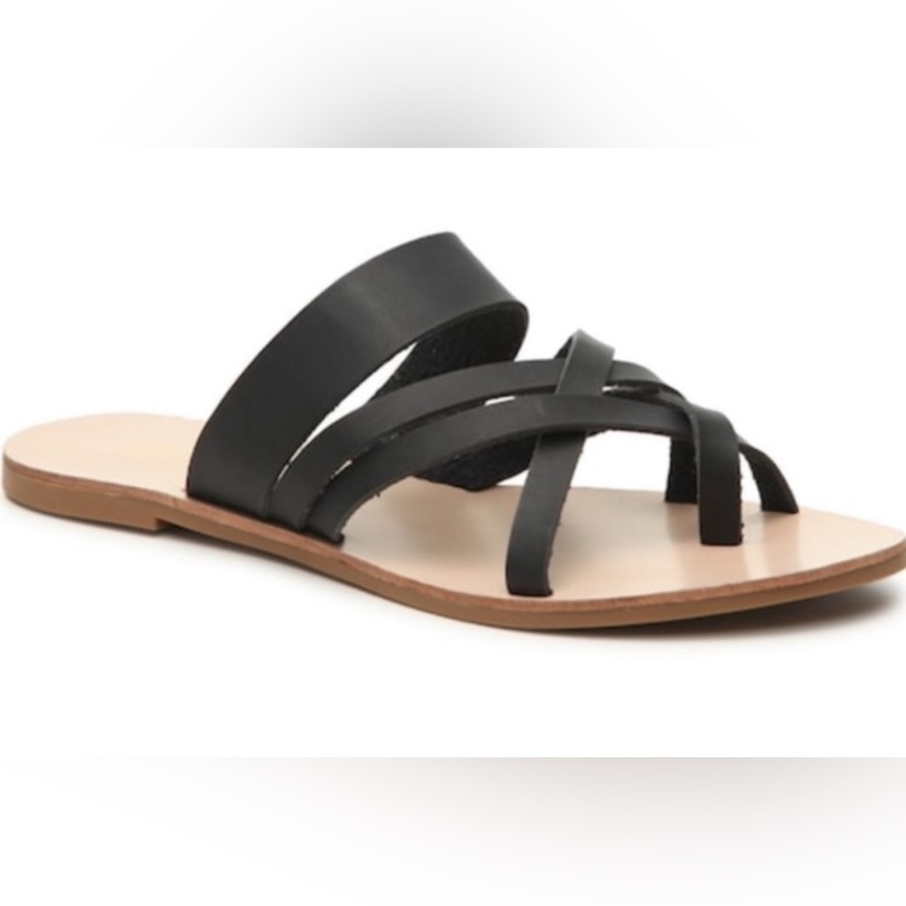 Catherine Malandrino Somang Black Sandals Size 6